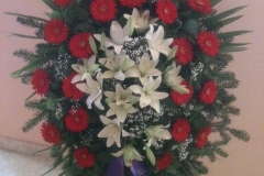 grobni buket, vijenac