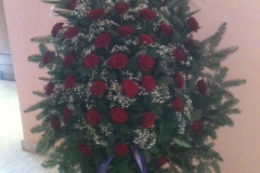 grobni buket, vijenac