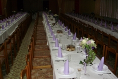 uređenje stolova sale